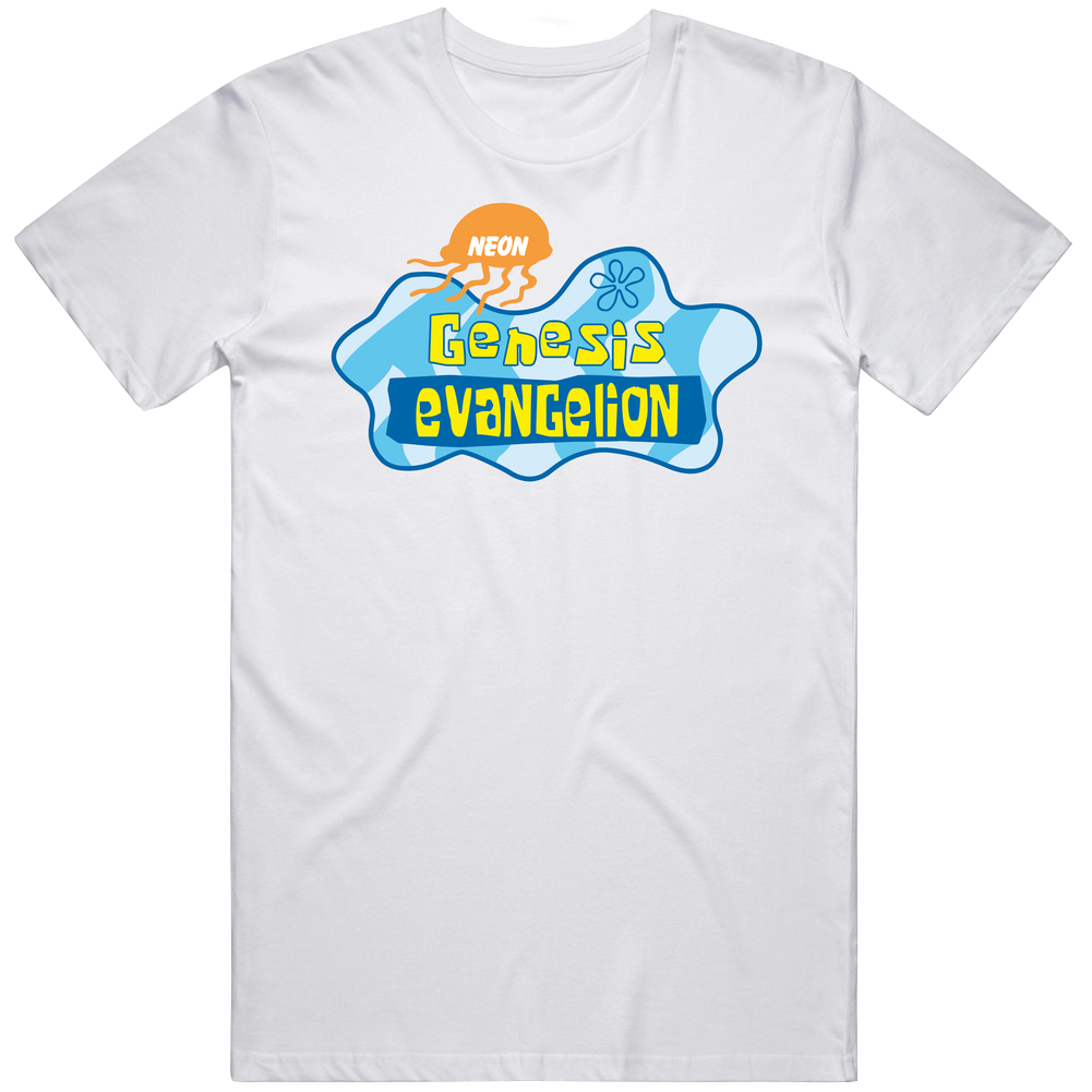 Neon Genesis Spongebob Parody Gift T Shirt