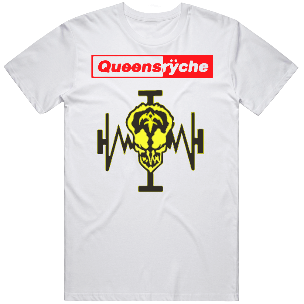 Queensryche Retro Graphic Unisex Cotton White Classic T Shirt