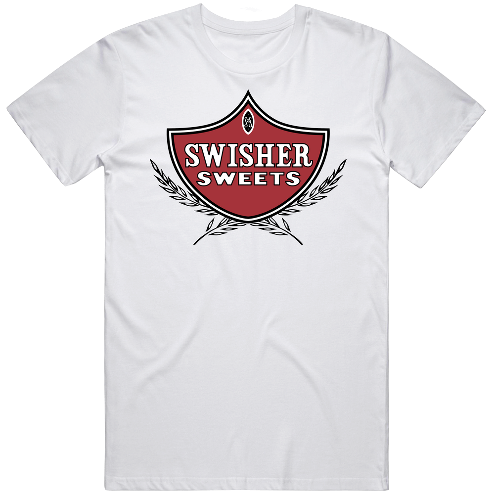 Swisher Sweets Cigars Blunt Cannabis Tobacco 420 Friendly Fan  Retro Graphic Unisex Cotton White Classic T Shirt