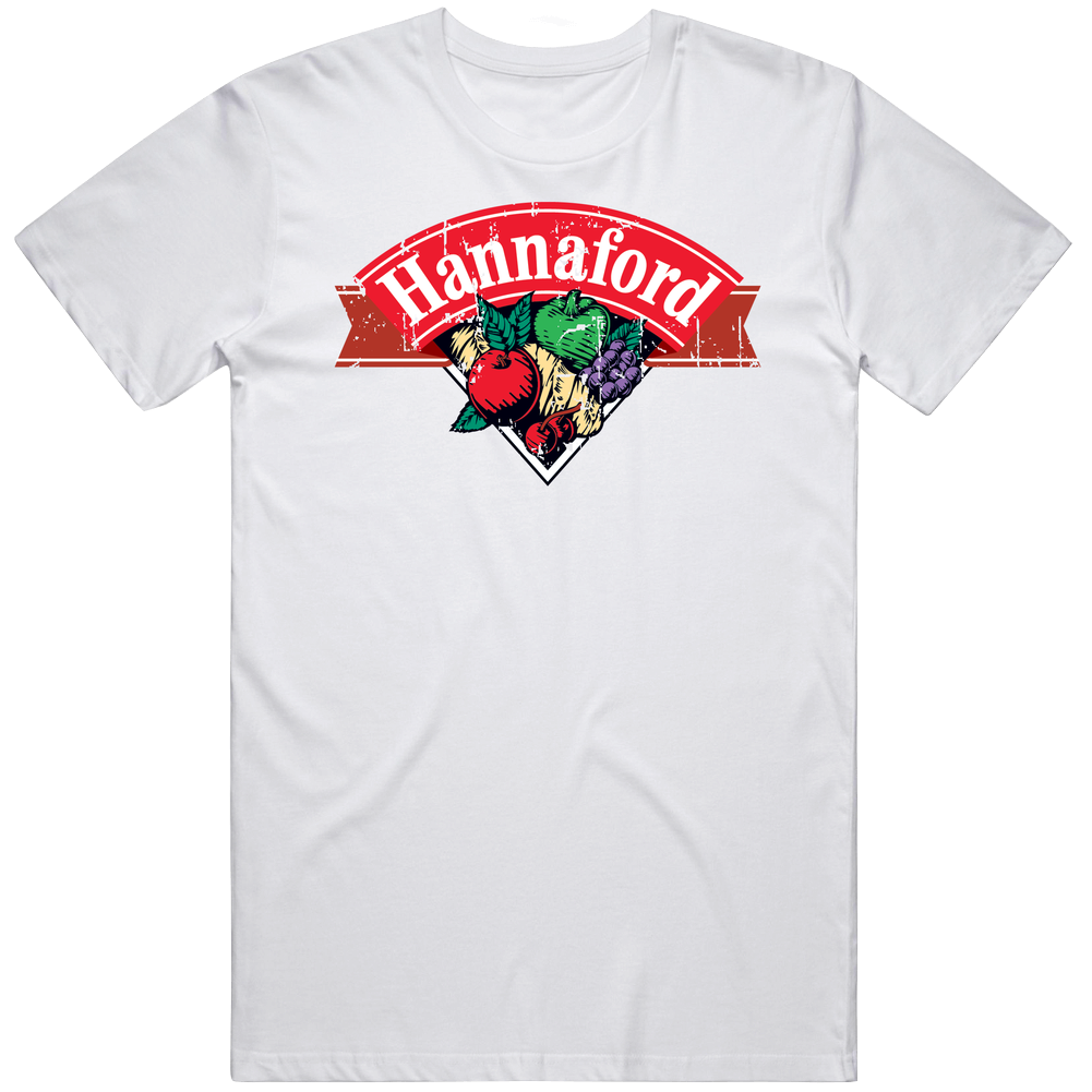 Hannaford Logo Popular Supermarket Grocery Store Food Fan Gift  Retro Graphic Unisex Cotton White Classic T Shirt