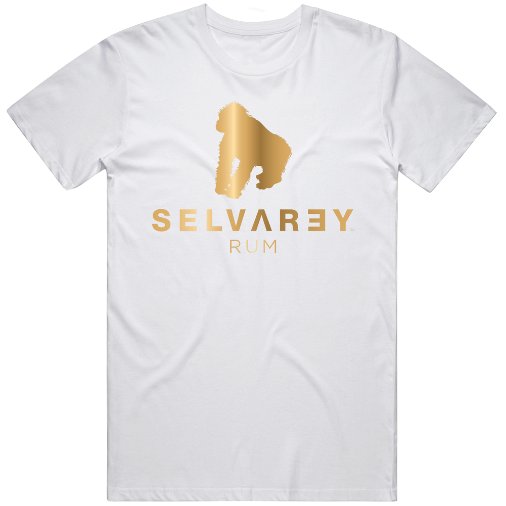 Selvarey Rum Lover Thanksgiving Christmas Cool Retro Graphic Unisex Cotton White Classic T Shirt
