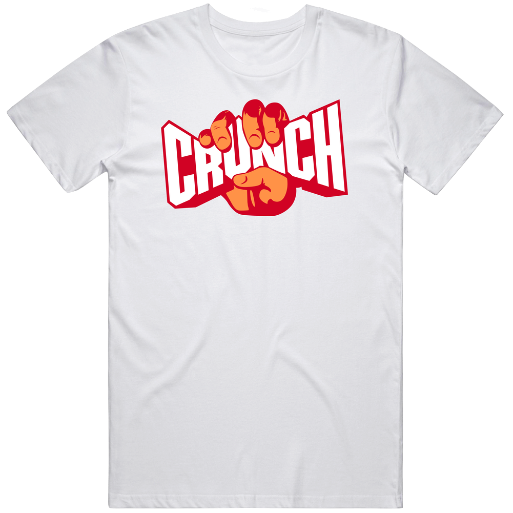 Crunch Gym Fitness Sport Retro Graphic Unisex Cotton White Classic T Shirt