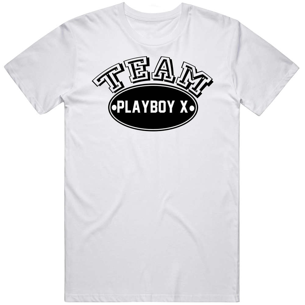 Team Playboy X Popular Video Game Character Fan Retro Graphic Unisex Cotton White Classic T Shirt