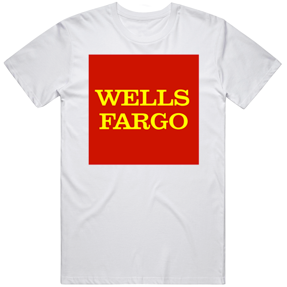 Wells Fargo Inspired Retro Graphic Unisex Cotton White Classic T Shirt