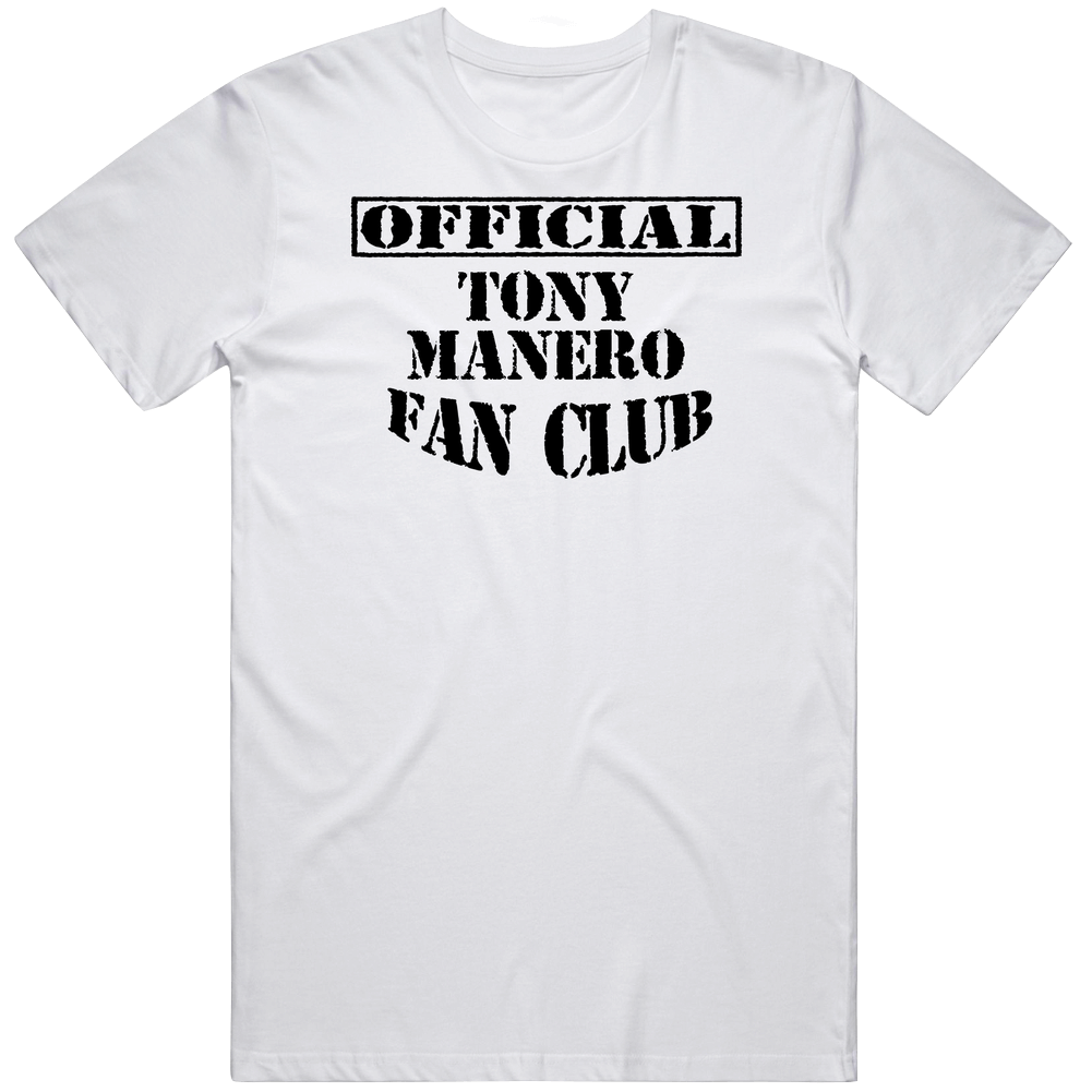 Tony Manero Official Fan Club Professional Golf Player Fan Retro Graphic Unisex Cotton White Classic T Shirt