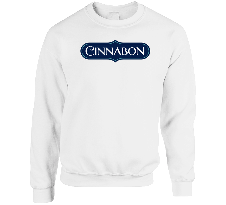 Cinnabon Popular Bakery Cinnamon Roll Desert Shop Sweater Crewneck Sweatshirt