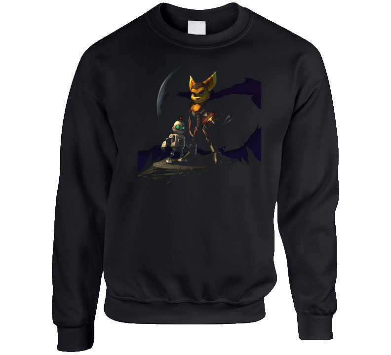 Ratchet And Clank Video Game Sweater Crewneck Sweatshirt Ratchet And Clank Video Game Sweater Crewneck Sweatshirt