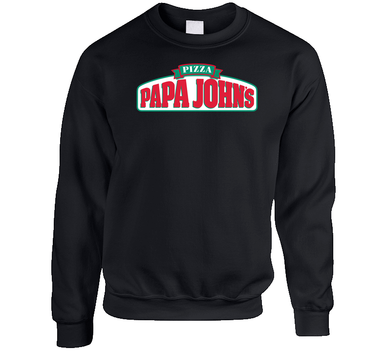 Papa John's Restaurant Foodie Tour Brand Logo Fan Sweater Crewneck Sweatshirt Papa John's Restaurant Foodie Tour Brand Logo Fan Sweater Crewneck Sweatshirt
