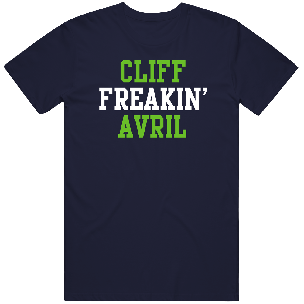 Cliff Freakin' Avril Seattle Football Player Cool Fan Unisex T Shirt Cliff Freakin' Avril Seattle Football Player Cool Fan Unisex T Shirt