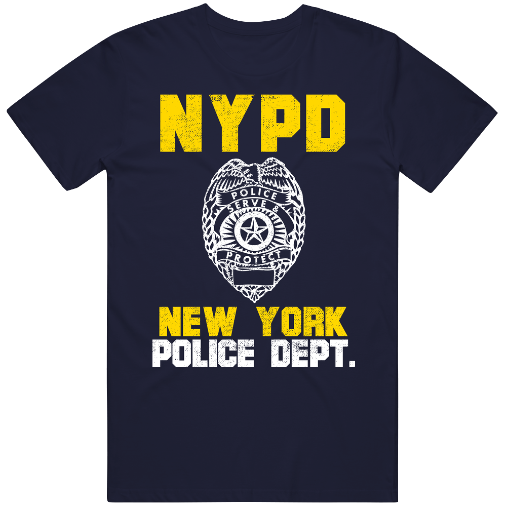 New York Police Department Nypd Officer Inspired Custom City Unisex Classic Cotton T Shirt