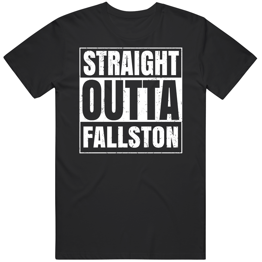 Straight Outta Fallston Maryland City Compton Parody Grunge Classic Cotton T Shirt Straight Outta Fallston Maryland City Compton Parody Grunge Classic Cotton T Shirt