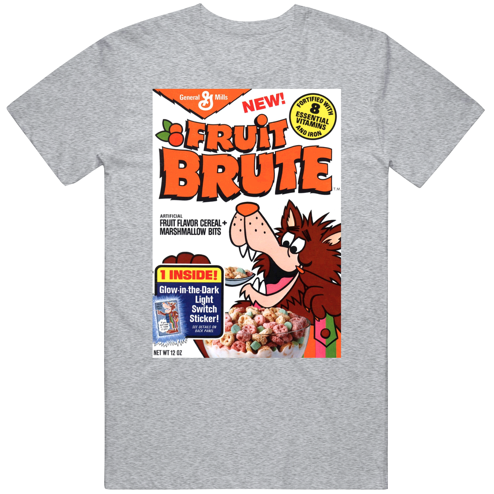 Fruit Brute Retro 80s Cereal Classic Cotton T Shirt