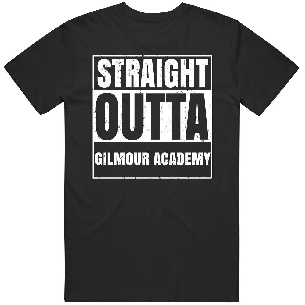Straight Outta Gilmour Academy Funny Graduation Parody Classic Cotton T Shirt