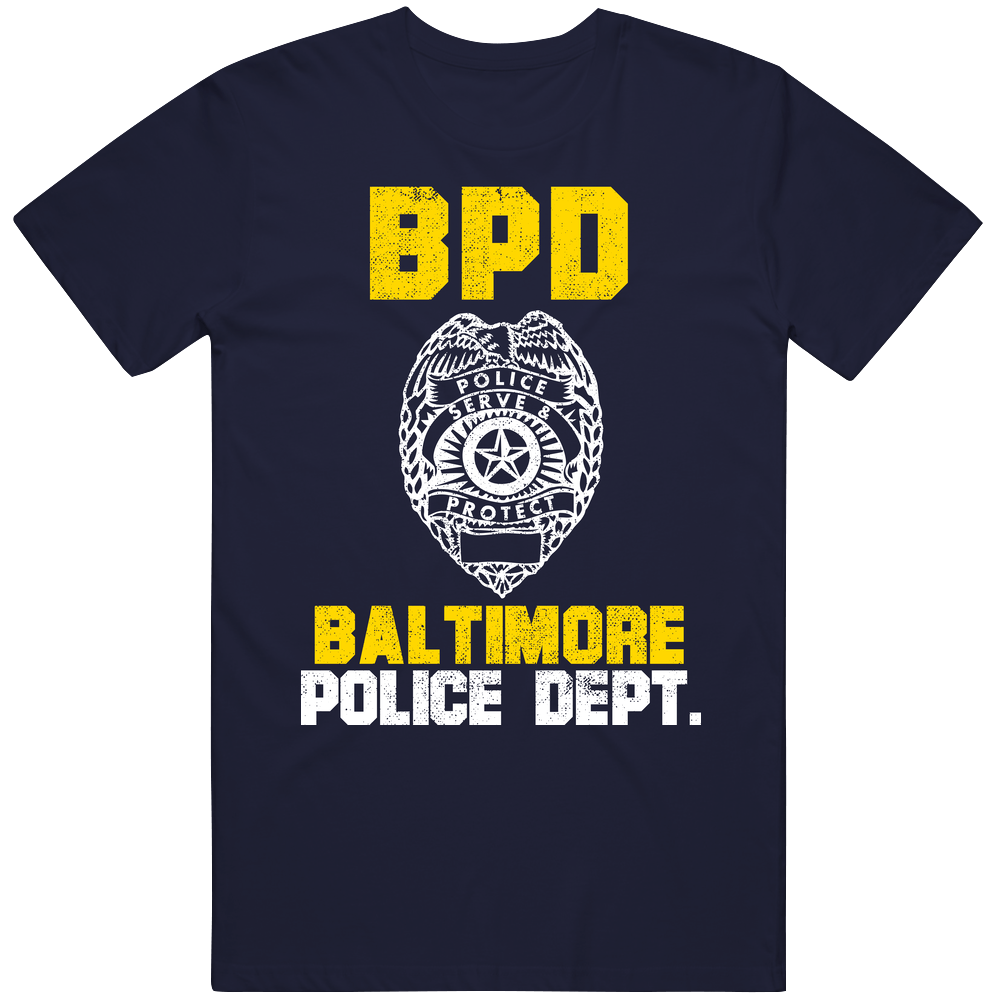 Baltimore Police Department Bpd Officer Inspired Custom City Unisex Classic Cotton T Shirt Baltimore Police Department Bpd Officer Inspired Custom City Unisex Classic Cotton T Shirt
