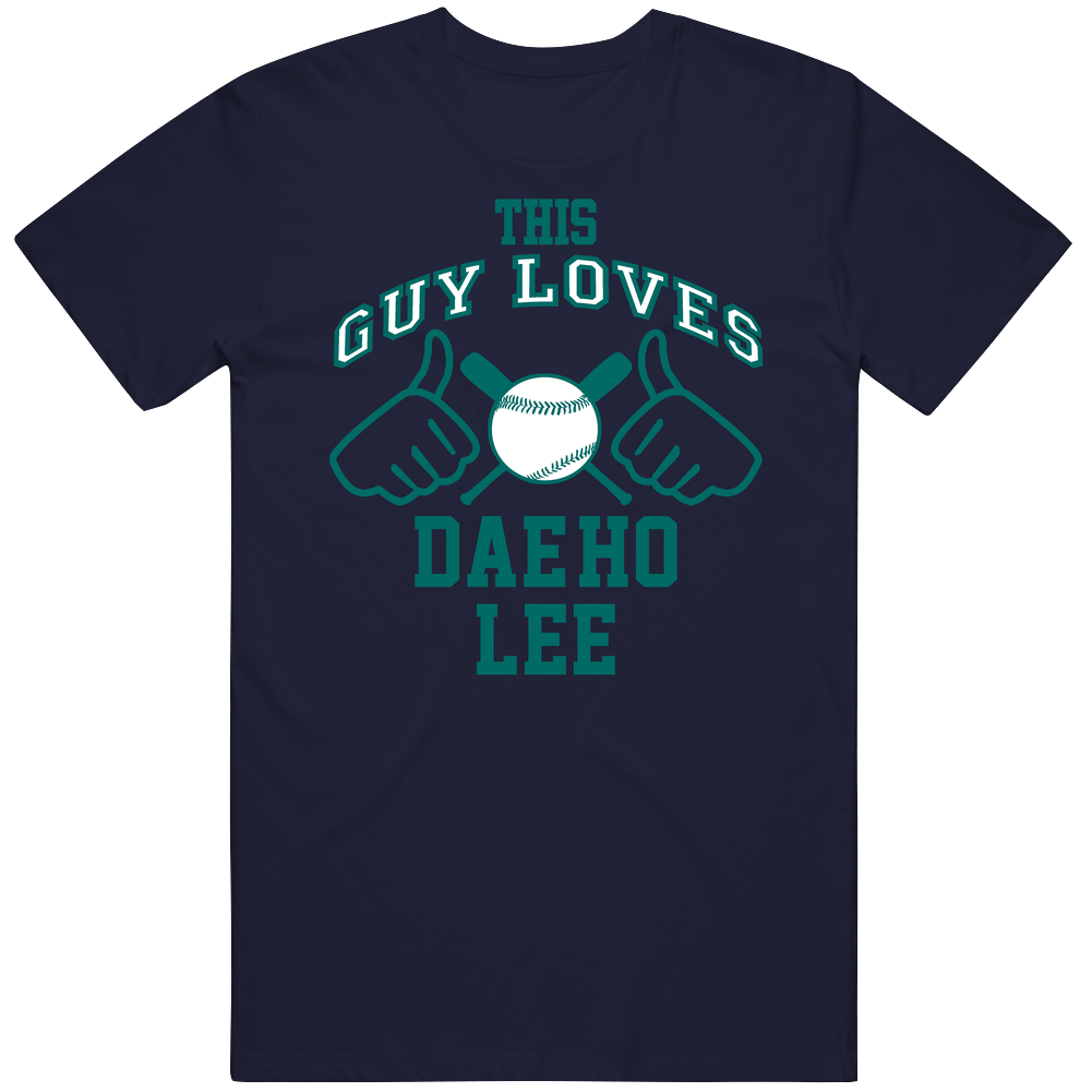 This Guy Loves Dae-ho Lee Seattle Baseball Player Classic Classic Cotton T Shirt