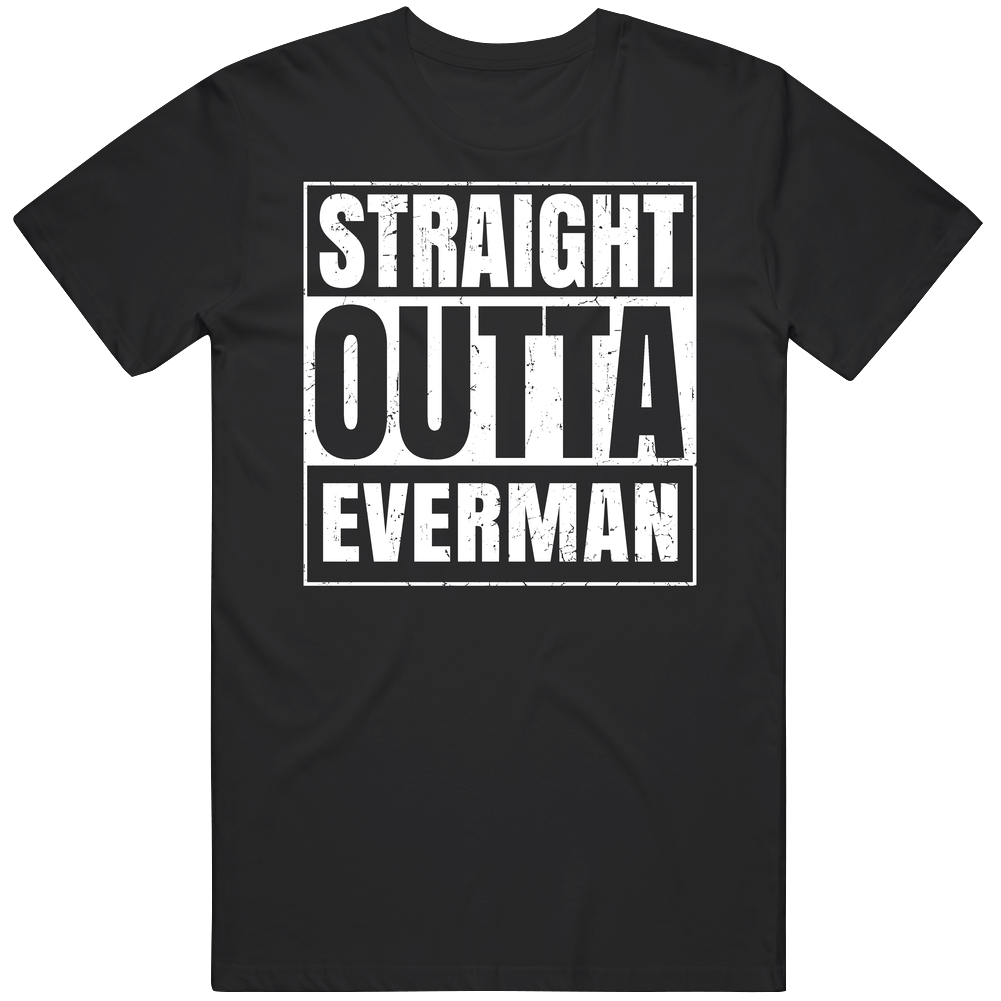 Straight Outta Everman High School Funny Graduation Parody Classic Cotton T Shirt
