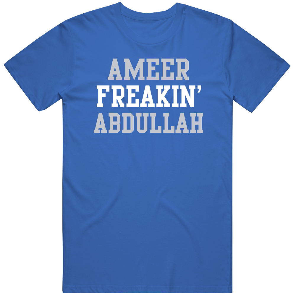 Ameer Freakin' Abdullah Detroit Football Player Cool Fan Classic Cotton T Shirt