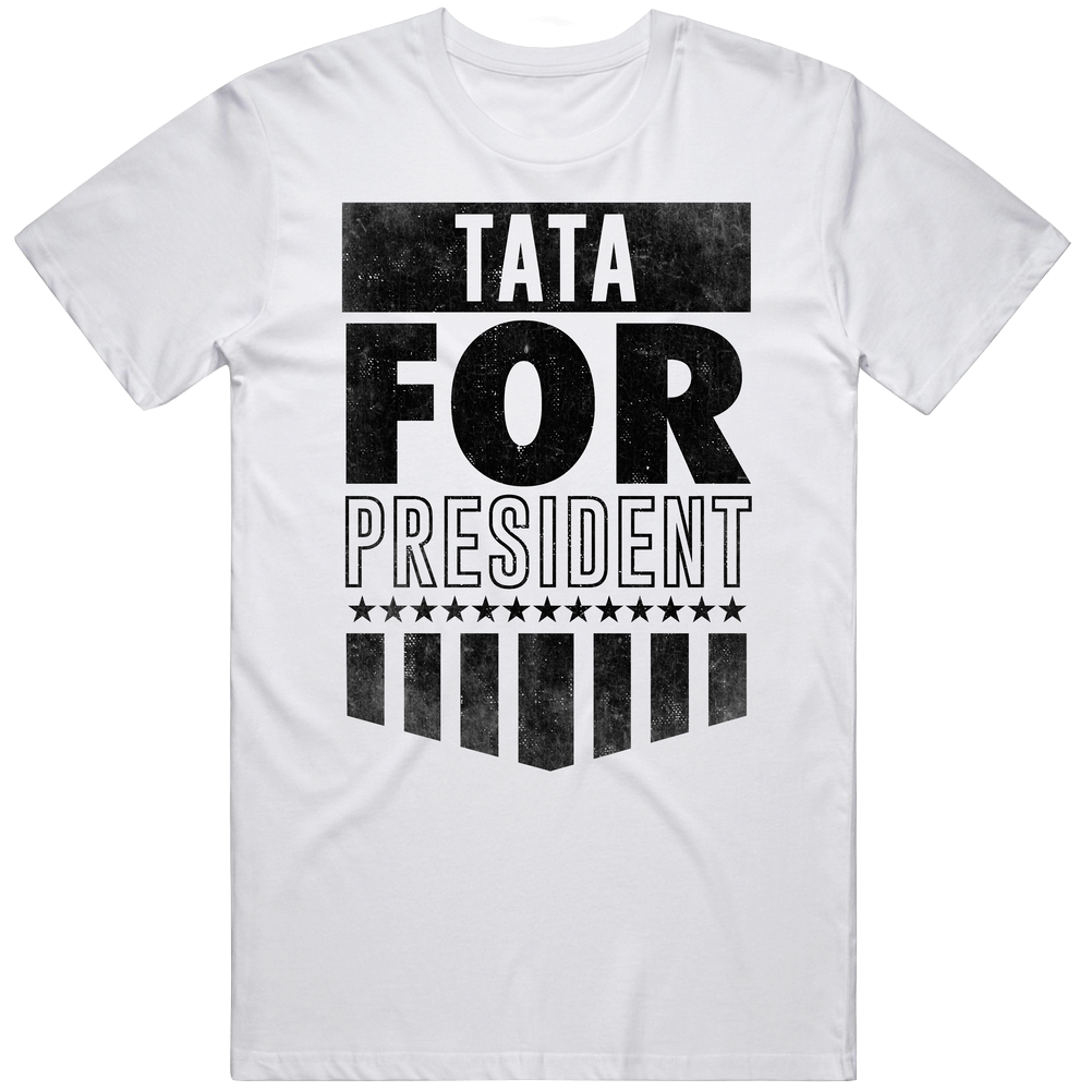 Tata For President Spanish Dad Election Father's Day Custom Gift Classic Cotton T Shirt