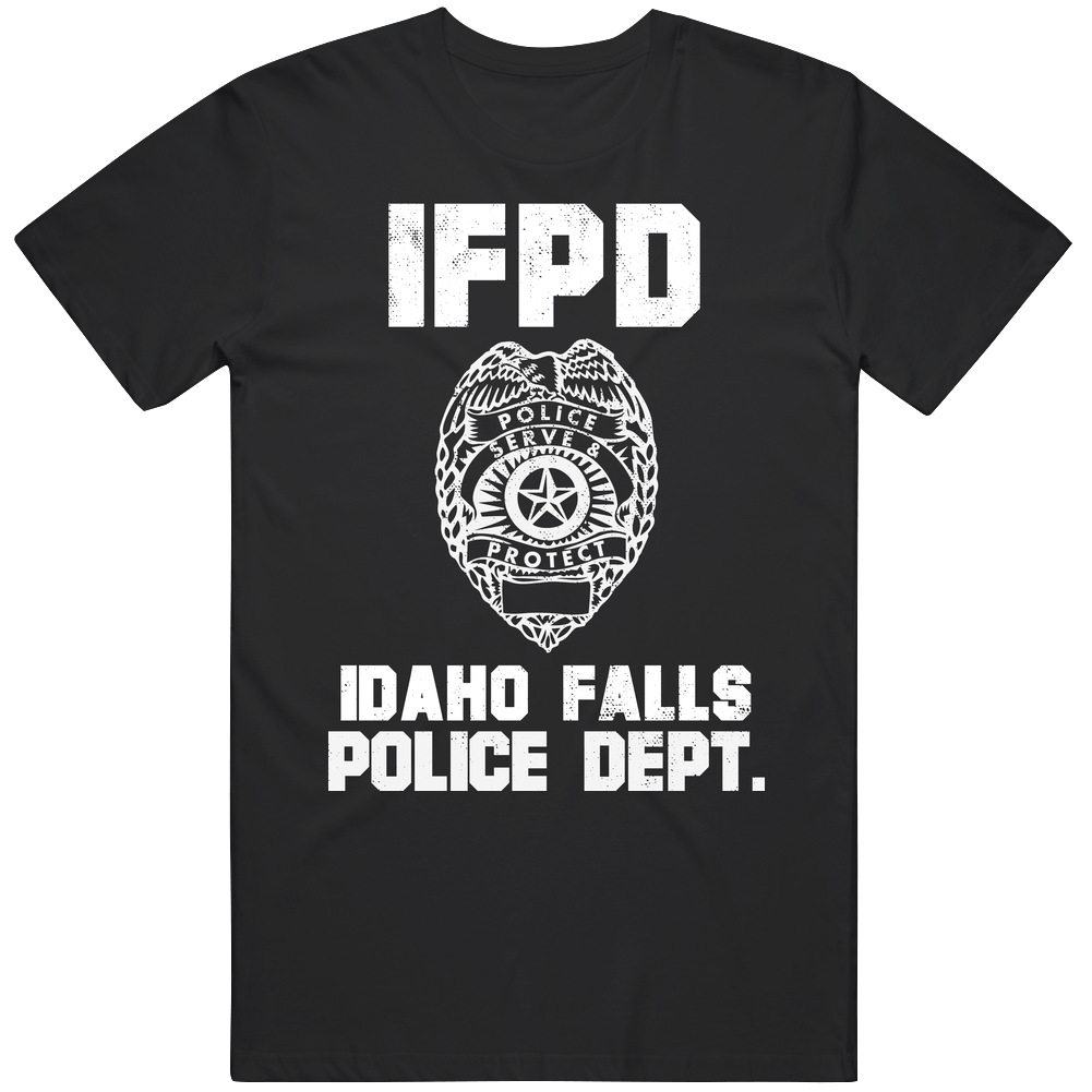Idaho Falls Idaho Police Department Dept Ifpd Officer Custom Usa City Classic Cotton T Shirt