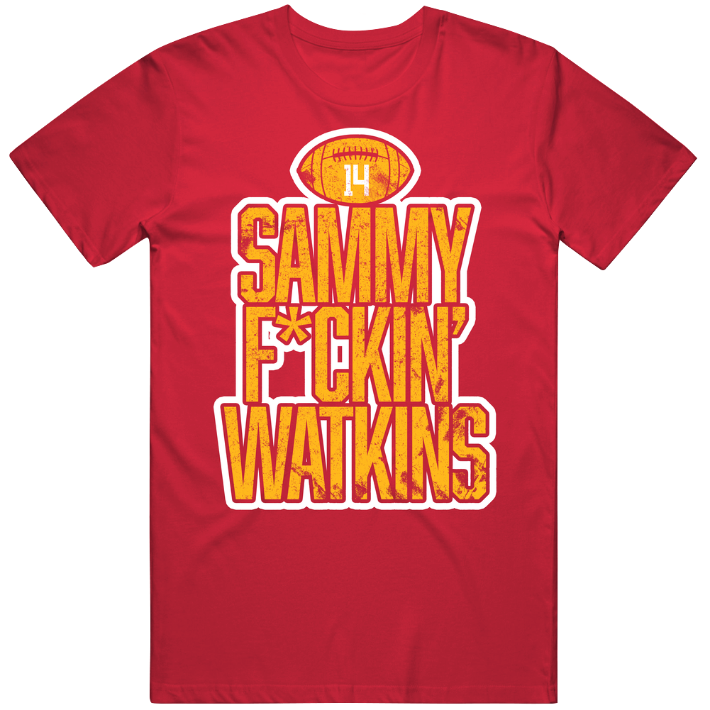 Sammy Watkins Fcking Kc Kansas City Football Player Fan Mens Soft Cotton Tee T Shirt