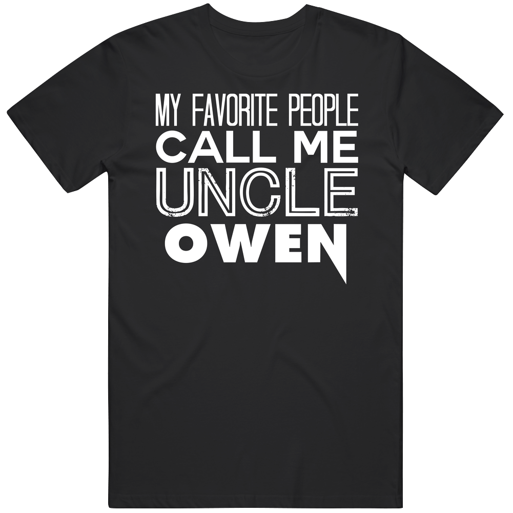 Favorite Uncle Owen Trendy Cool Name Mens Soft Cotton Tee T Shirt