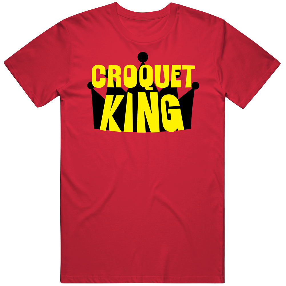 Croquet King Sports And Hobbies Master Mens Soft Cotton Tee T Shirt