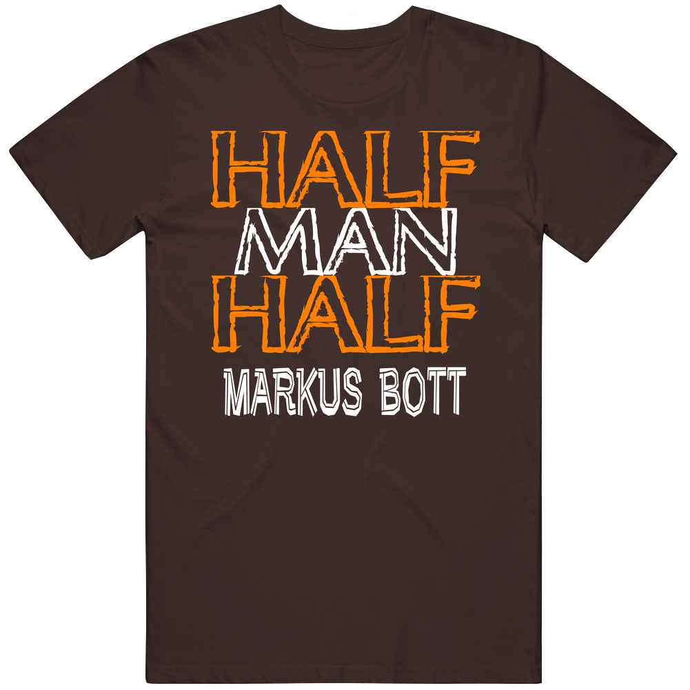 Half Man Half Markus Bott Boxer Mens Soft Cotton Tee T Shirt