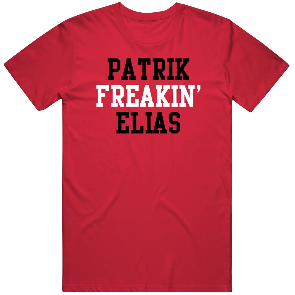 Patrik Freakin Elias New Jersey Hockey Player Sports Fan Mens Soft Cotton Tee T Shirt