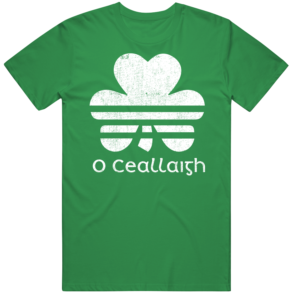 O Ceallaigh Clover Luck Charm Irish Name St Patricks Day Mens Soft Cotton Tee T Shirt