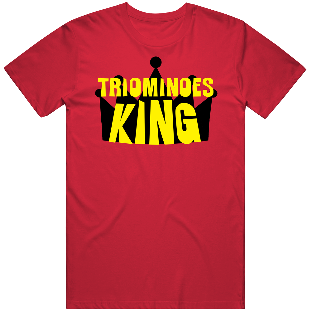Triominoes King Sports And Hobbies Master Mens Soft Cotton Tee T Shirt