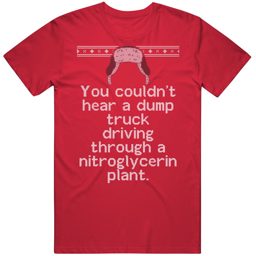 Nitroglycerin Plant National Lampoons Christmas Vacation Quote  Knit Mens Soft Cotton Tee T Shirt