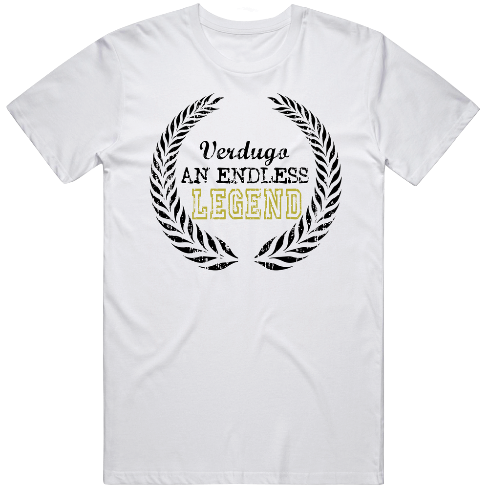 Verdugo An Endless Legend Trending Last Name Mens Soft Cotton Tee T Shirt