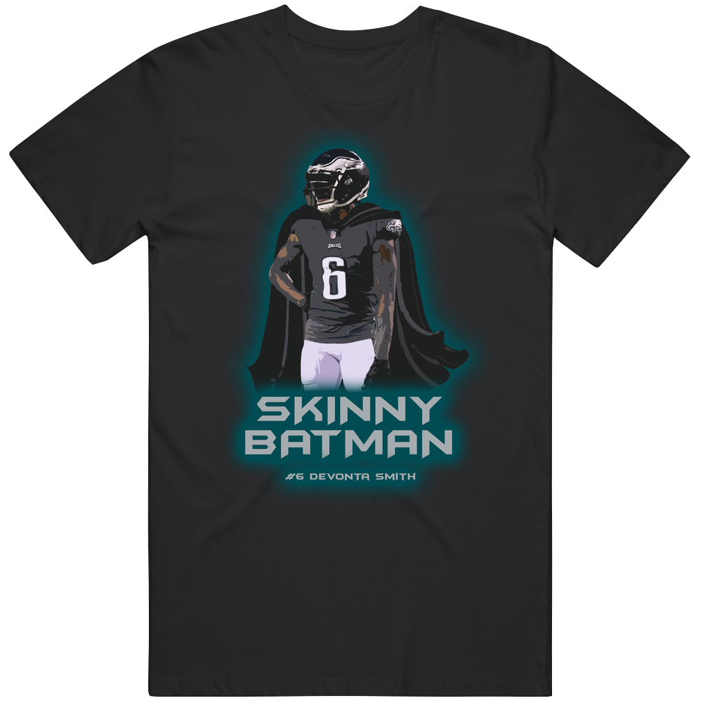 Devonta Smith 6 Skinny Batman Mens Soft Cotton Tee T Shirt Devonta Smith 6 Skinny Batman Mens Soft Cotton Tee T Shirt