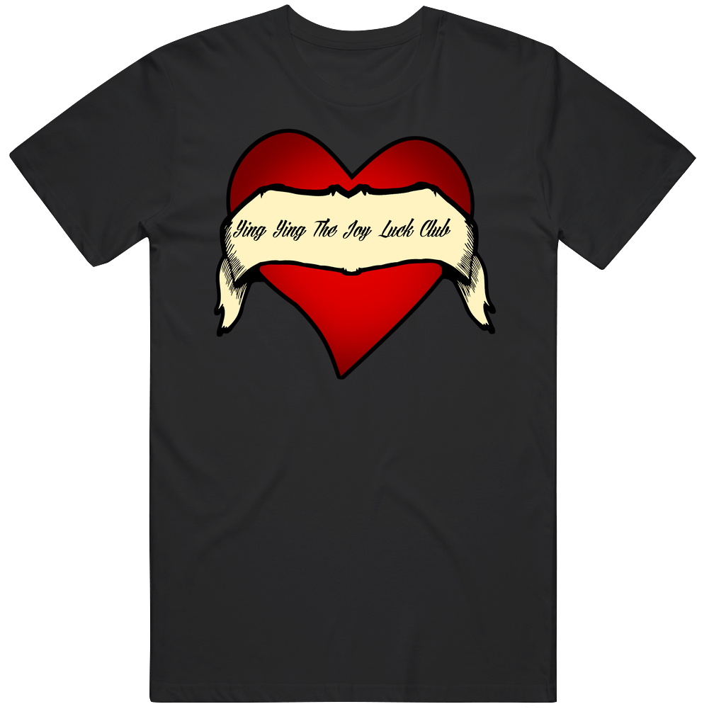 Ying Ying The Joy Luck Club Heart Tattoo Favorite Novel Character Fan Mens Soft Cotton Tee T Shirt