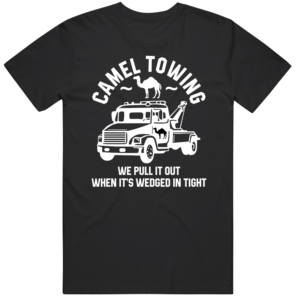 Camel Towing Rude Offensive Funny Mens Soft Cotton Tee T Shirt