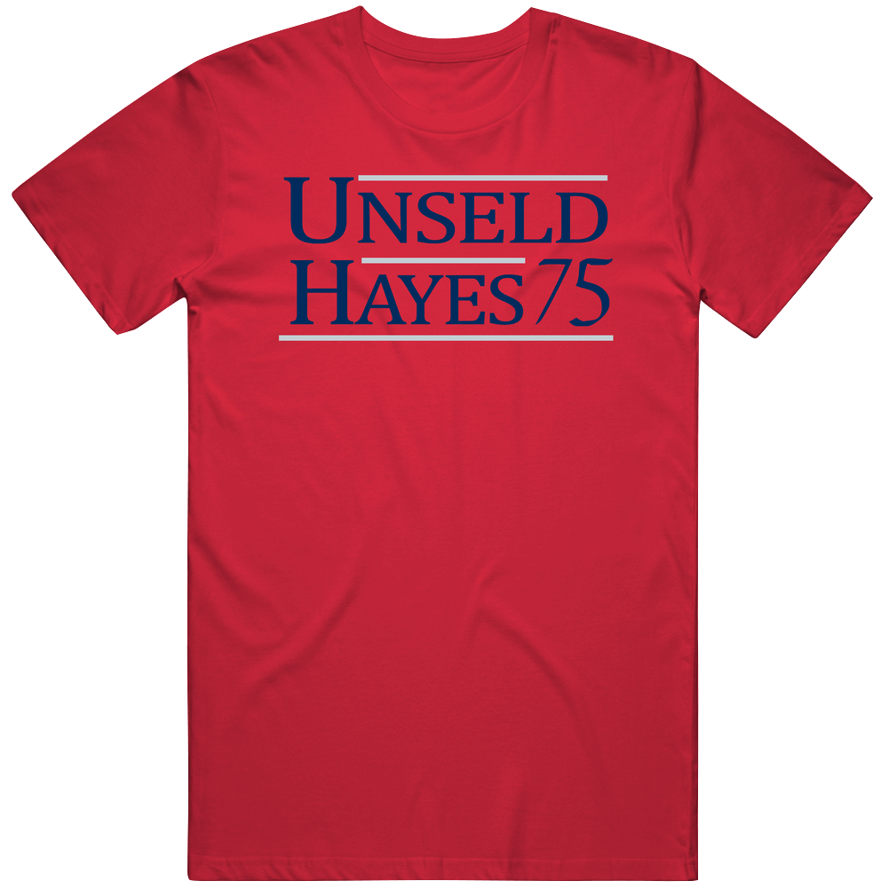 Wes Unseld Elvin Hayes 1975 Washington Basketball Fan Mens Soft Cotton Tee T Shirt Wes Unseld Elvin Hayes 1975 Washington Basketball Fan Mens Soft Cotton Tee T Shirt