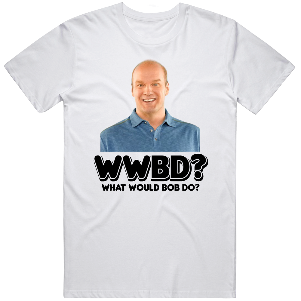 What Would Bob Do Good Luck Charlie Tv Show Character Mens Soft Cotton Tee T Shirt