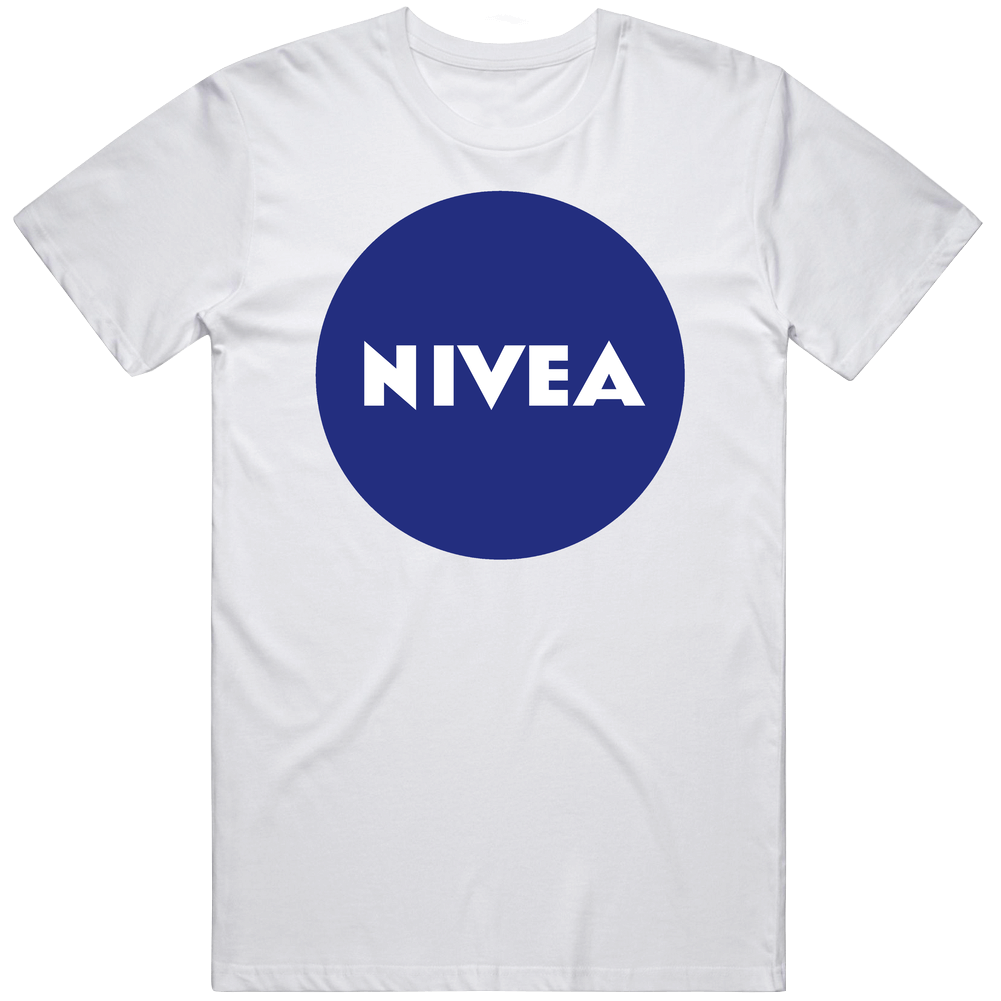 Nivea Logo Mens Soft Cotton Tee T Shirt Nivea Logo Mens Soft Cotton Tee T Shirt