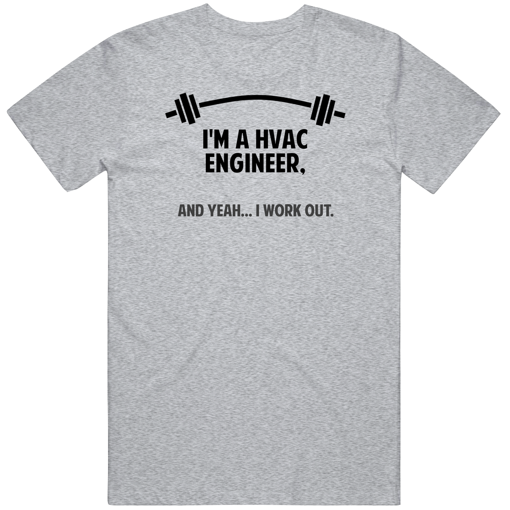 Hvac Engineer Funny Workout Personalized Mens Soft Cotton Tee T Shirt