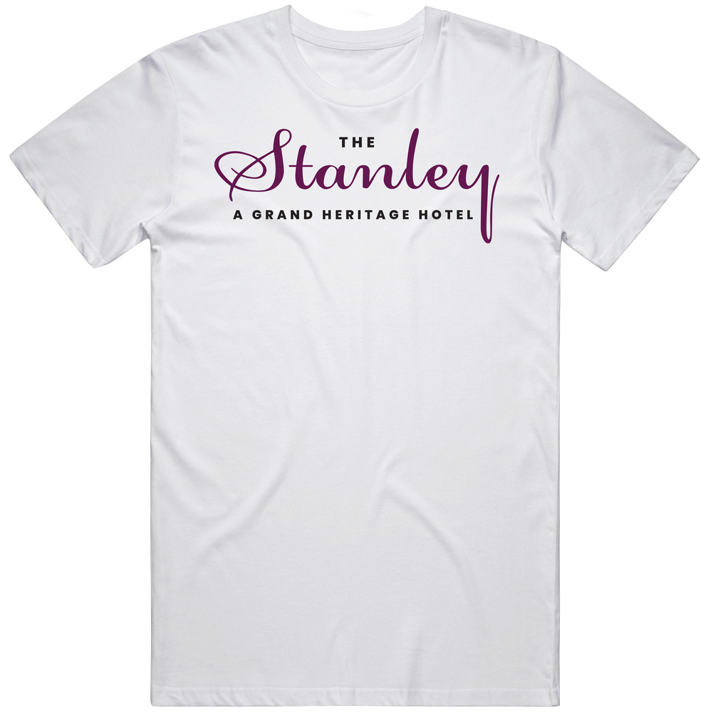 The Stanley Este Park Logo Sign Scary Haunted Motels Mens Soft Cotton Tee T Shirt
