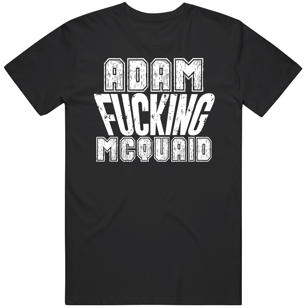Adam Mcquaid Fcking Boston Hockey Sports Athlete Fan Mens Soft Cotton Tee T Shirt