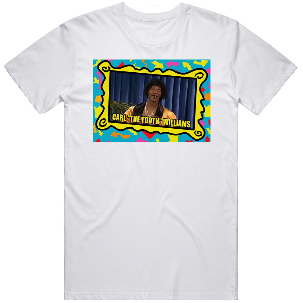 Carl The Tooth Williams In Living Color 90s Retro Favorite Skit Fan Mens Soft Cotton Tee T Shirt