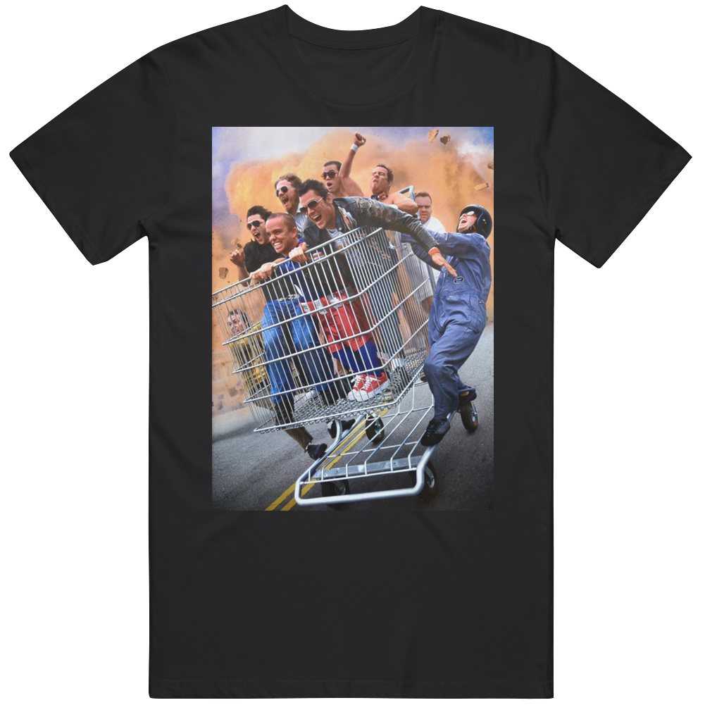 Jackass New Movie Poster 2021 Fourth Film Pranks Stunts Johnny Knoxville Mens Soft Cotton Tee T Shirt