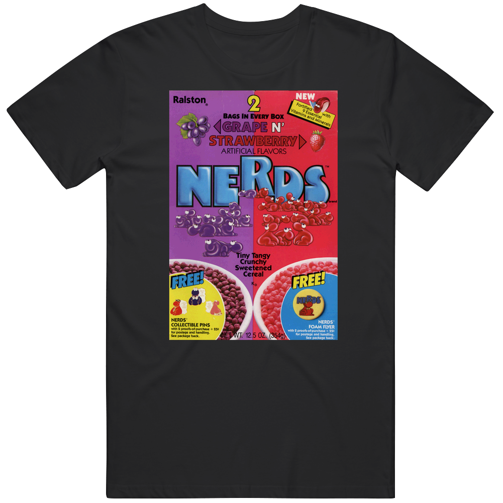 Nerds Candy Retro 80s Mens Soft Cotton Tee T Shirt
