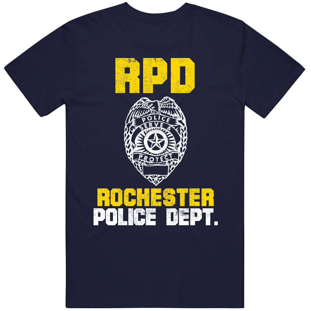 Rochester Police Department Rpd Officer Inspired Custom City Unisex Mens Soft Cotton Tee T Shirt Rochester Police Department Rpd Officer Inspired Custom City Unisex Mens Soft Cotton Tee T Shirt
