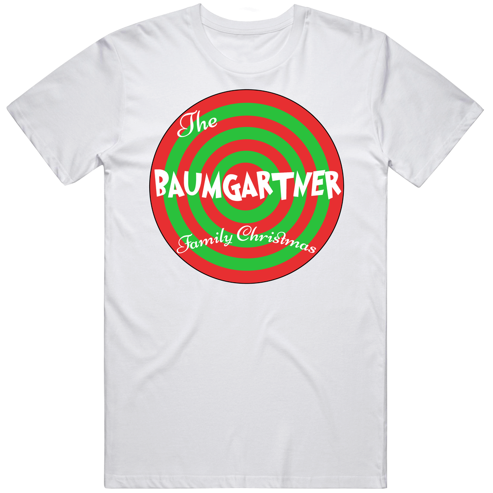 The Baumgartner Family Christmas Last Name Mens Soft Cotton Tee T Shirt The Baumgartner Family Christmas Last Name Mens Soft Cotton Tee T Shirt