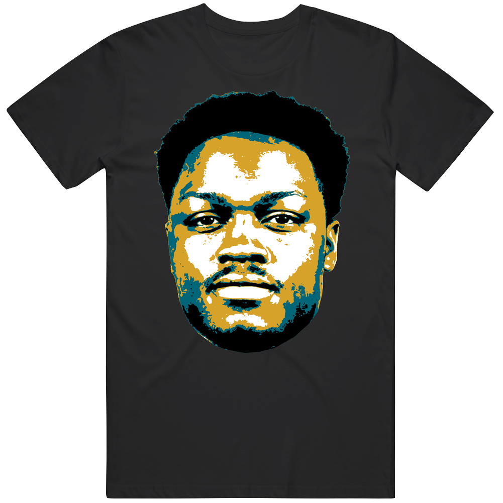 James Robinson Jacksonville Football Big Head Fan Mens Soft Cotton Tee T Shirt