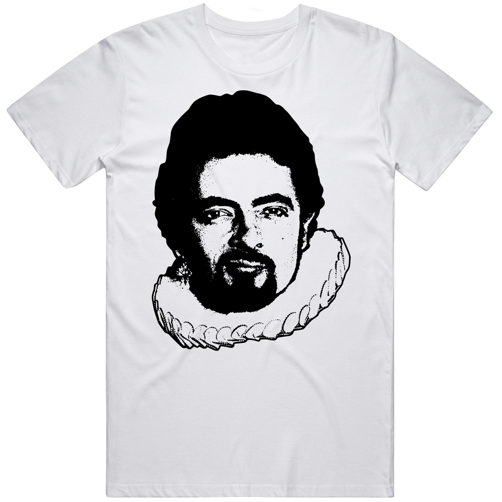 Edmund Blackadder Rowan Atkinson 80s Tv Show Character Fan Mens Soft Cotton Tee T Shirt Edmund Blackadder Rowan Atkinson 80s Tv Show Character Fan Mens Soft Cotton Tee T Shirt