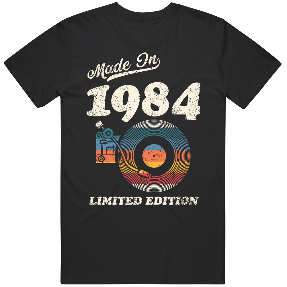 Made In 1984 Limited Edition Mens Soft Cotton Tee T Shirt Made In 1984 Limited Edition Mens Soft Cotton Tee T Shirt