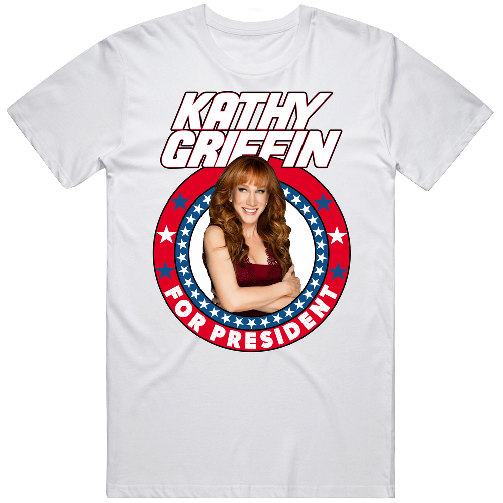 Kathy Griffin For President Talk Show Host Celeb Fan Election Mens Soft Cotton Tee T Shirt